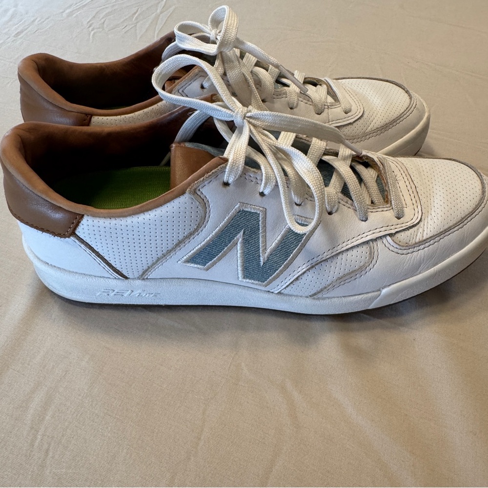 New Balance Revlite White, Brown and Jean  Sneakers Size 9 - Picture 10 of 10